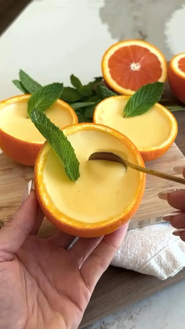 easy orange posset recipe