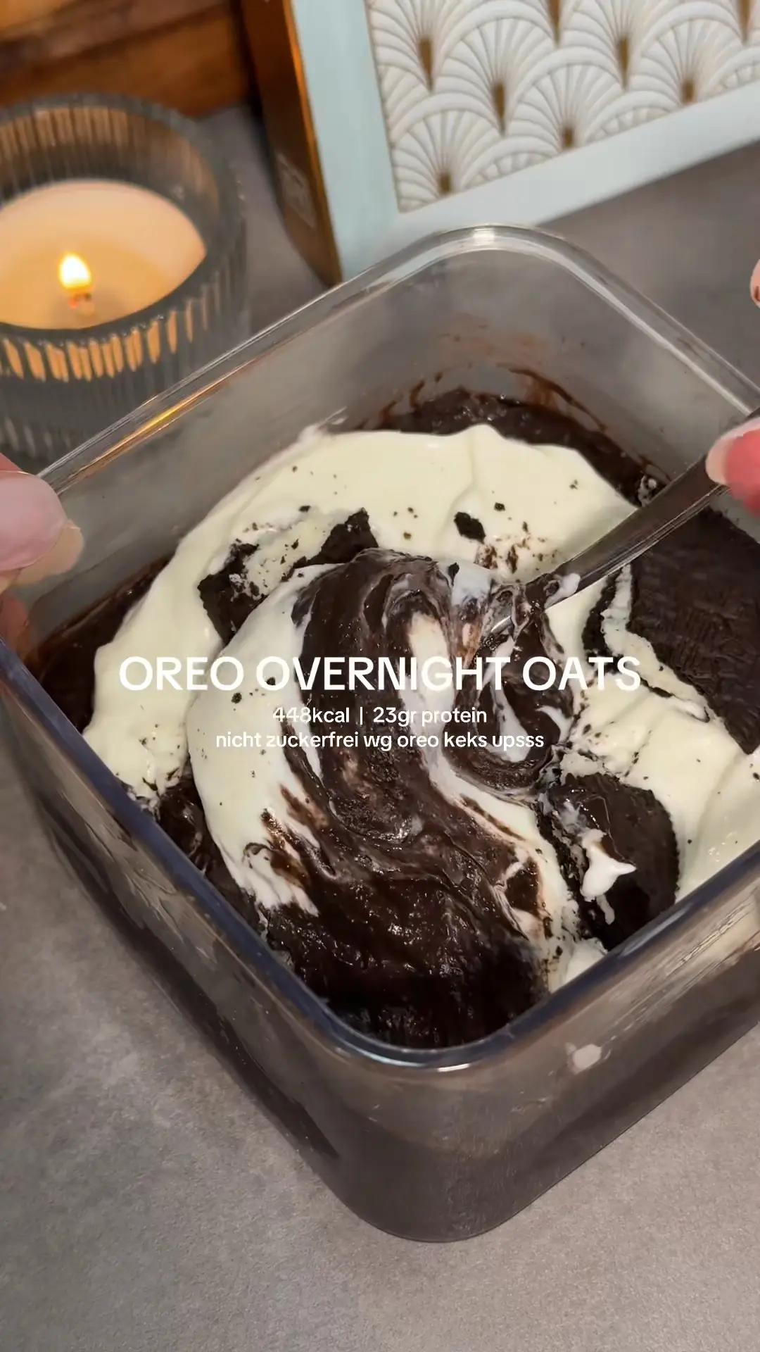 oreo overnight oats